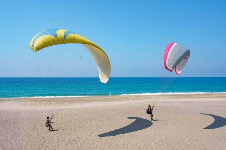 Parachute ascensionnel à Biscarrosse