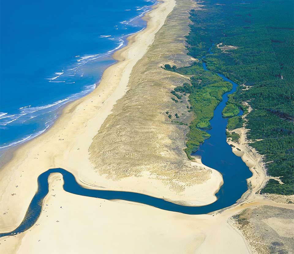 Reserve Naturelle Courant Huchet Histoire